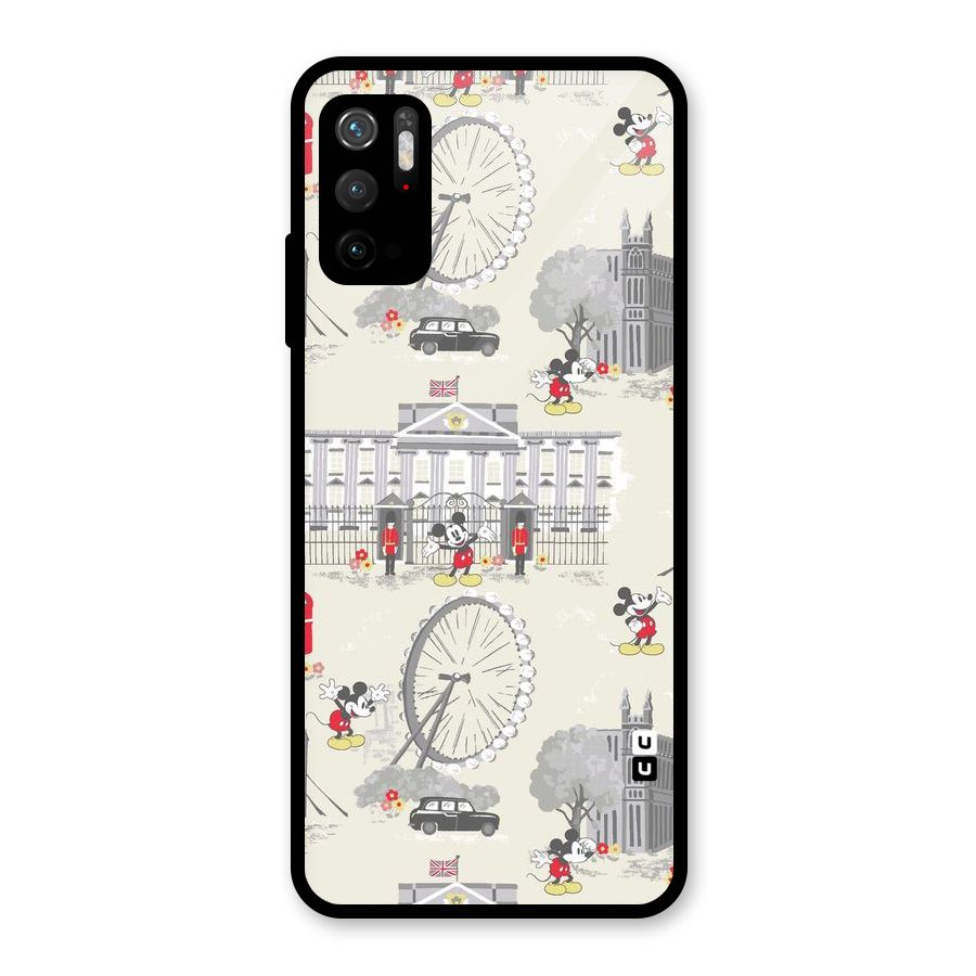City Tour Pattern Glass Back Case for Poco M3 Pro 5G