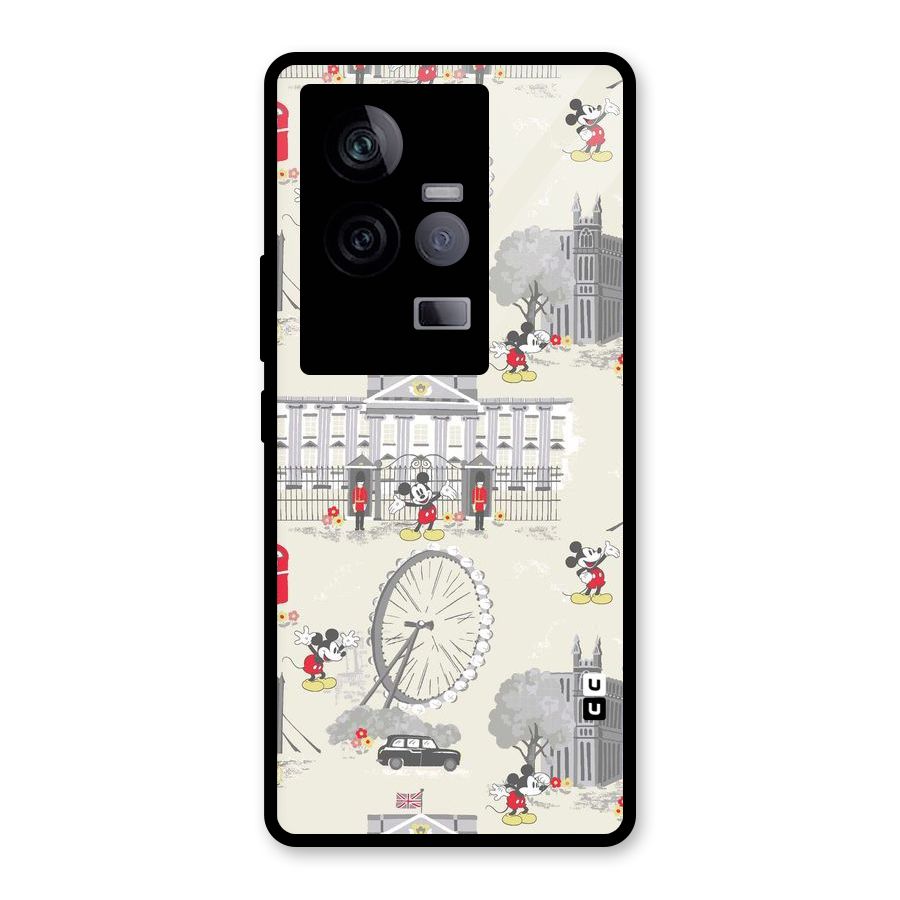 City Tour Pattern Glass Back Case for Vivo iQOO 11 5G
