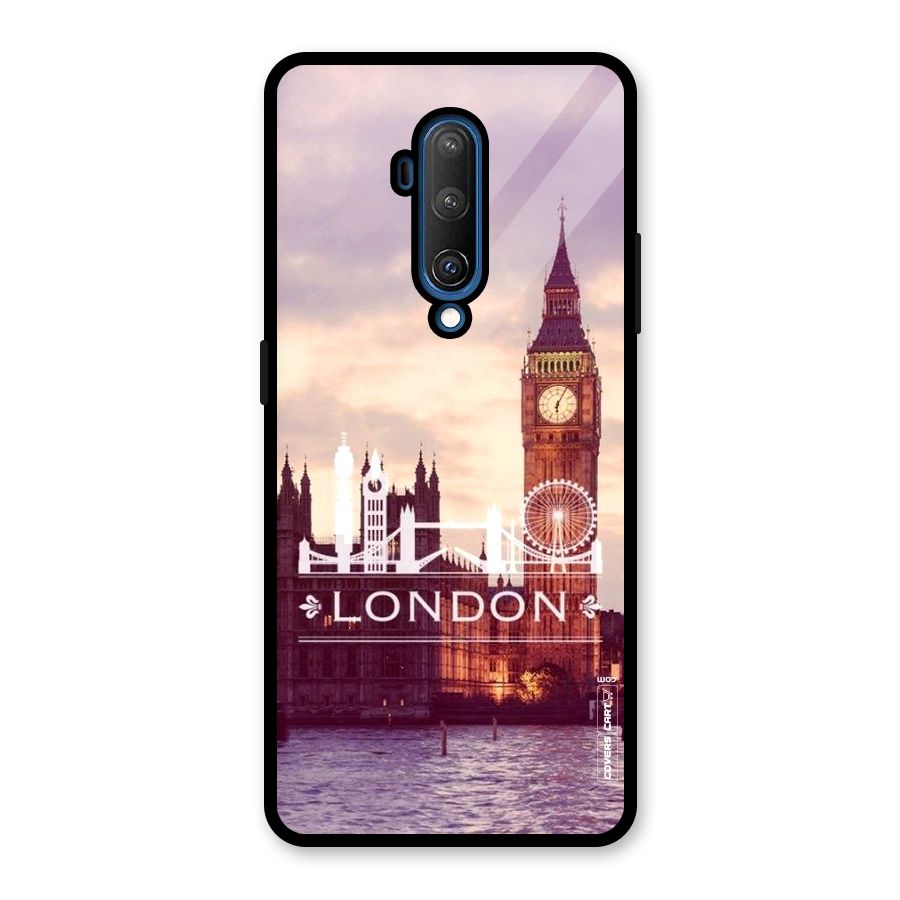 City Tower Glass Back Case for OnePlus 7T Pro