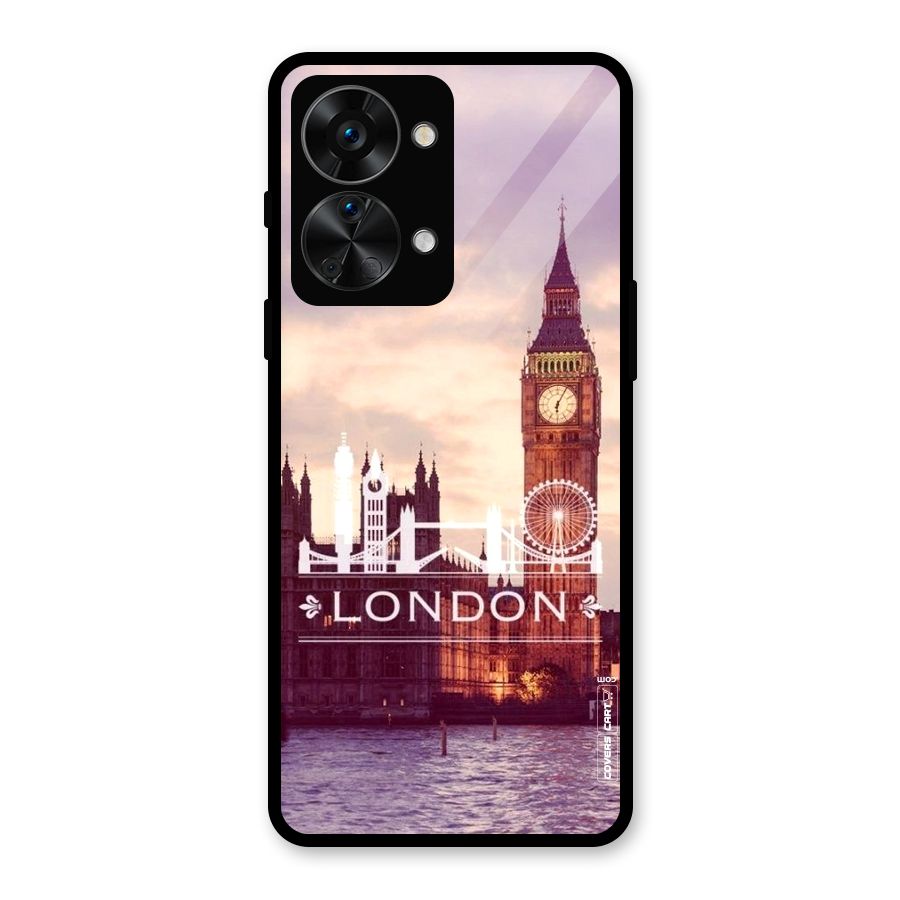 City Tower Glass Back Case for OnePlus Nord 2T