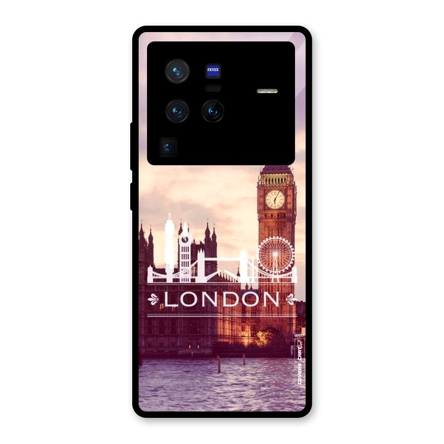 City Tower Glass Back Case for Vivo X80 Pro