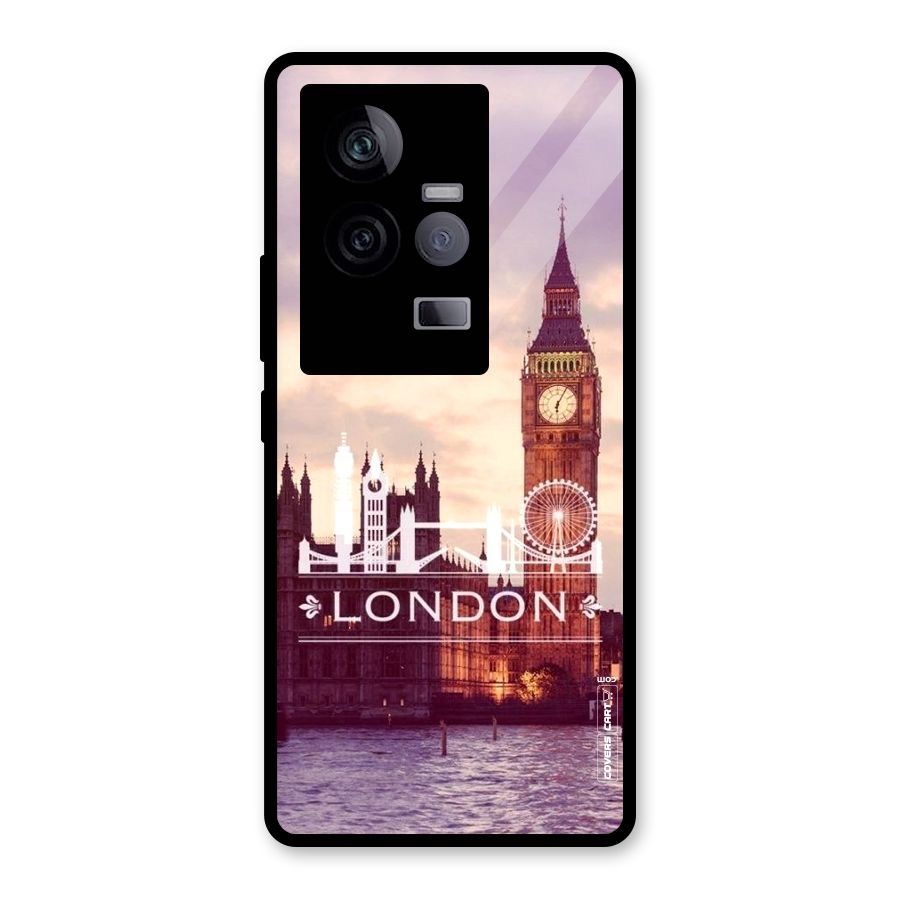City Tower Glass Back Case for Vivo iQOO 11 5G