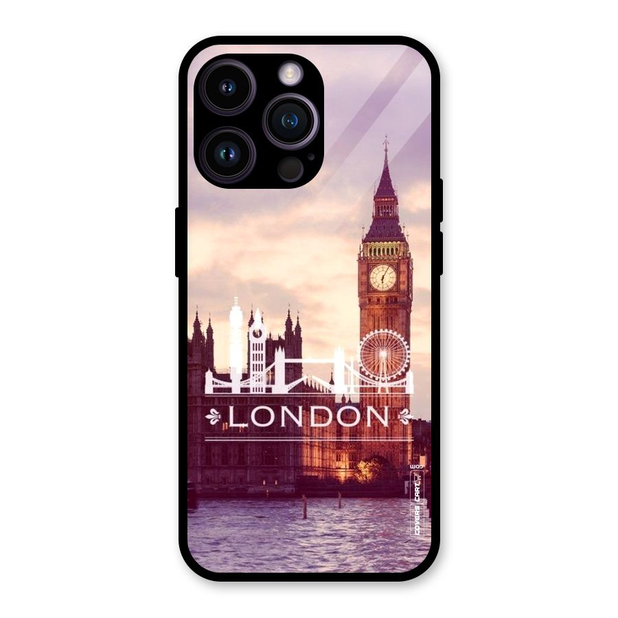 City Tower Glass Back Case for iPhone 14 Pro Max