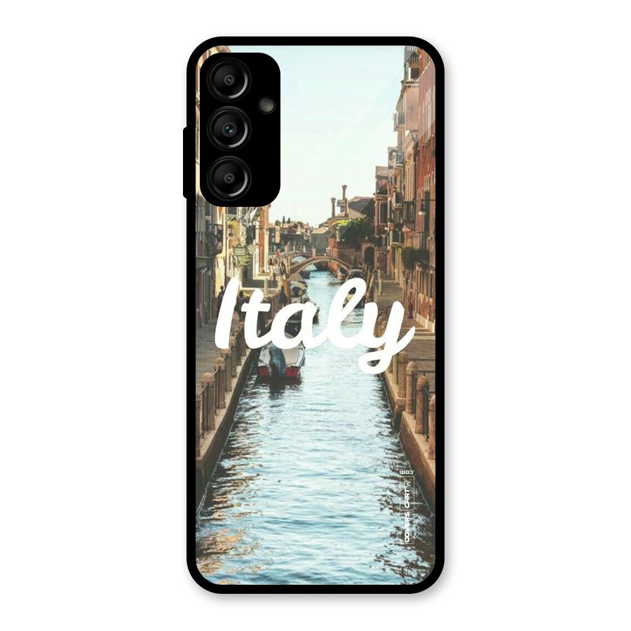 City Travel Glass Back Case for Galaxy A14 5G