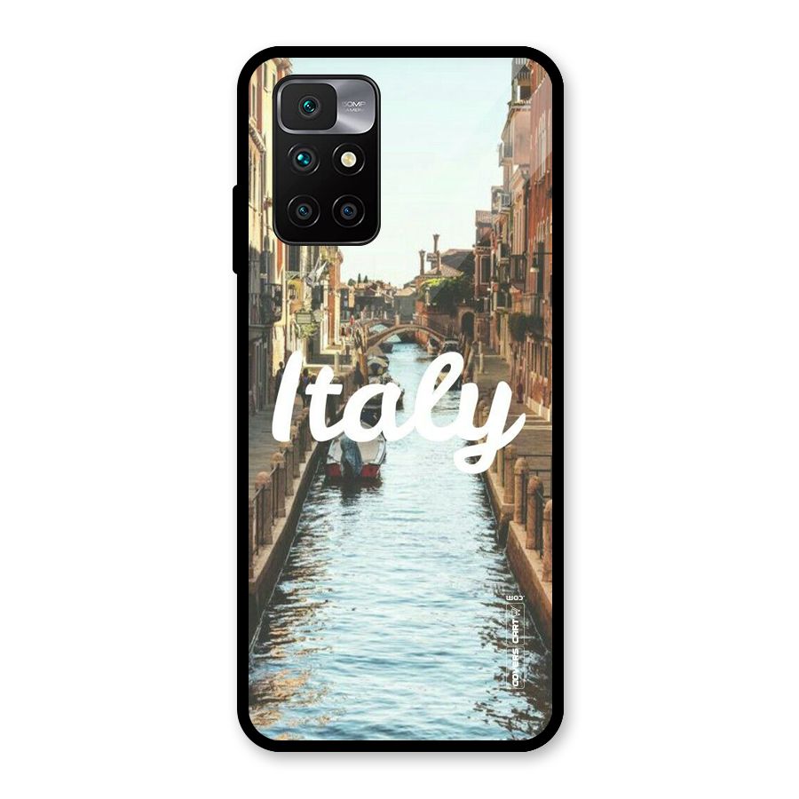 City Travel Glass Back Case for Redmi 10 Prime