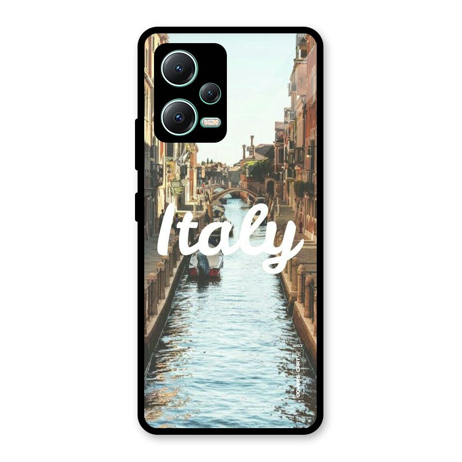 City Travel Glass Back Case for Redmi Note 12 5G