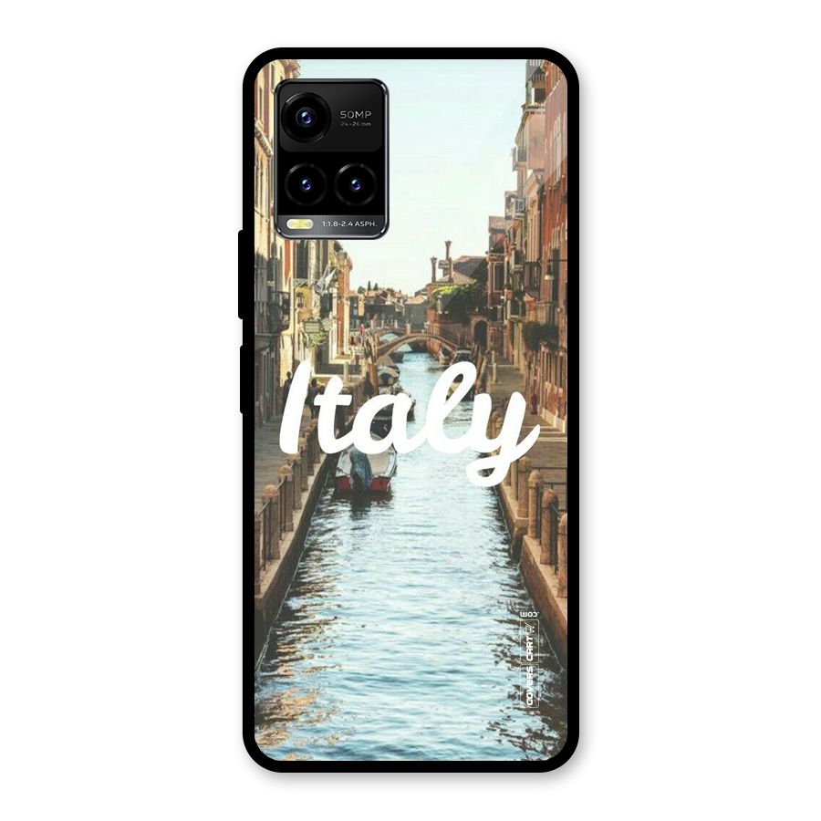 City Travel Glass Back Case for Vivo Y21T
