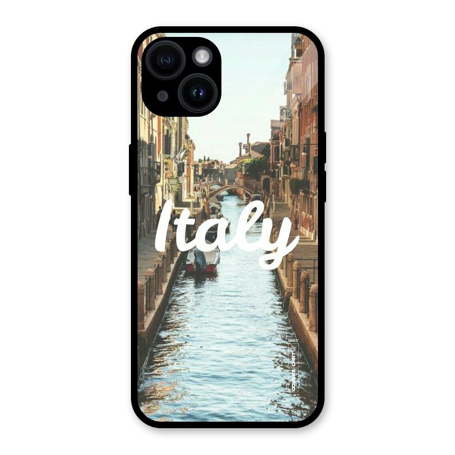 City Travel Glass Back Case for iPhone 14