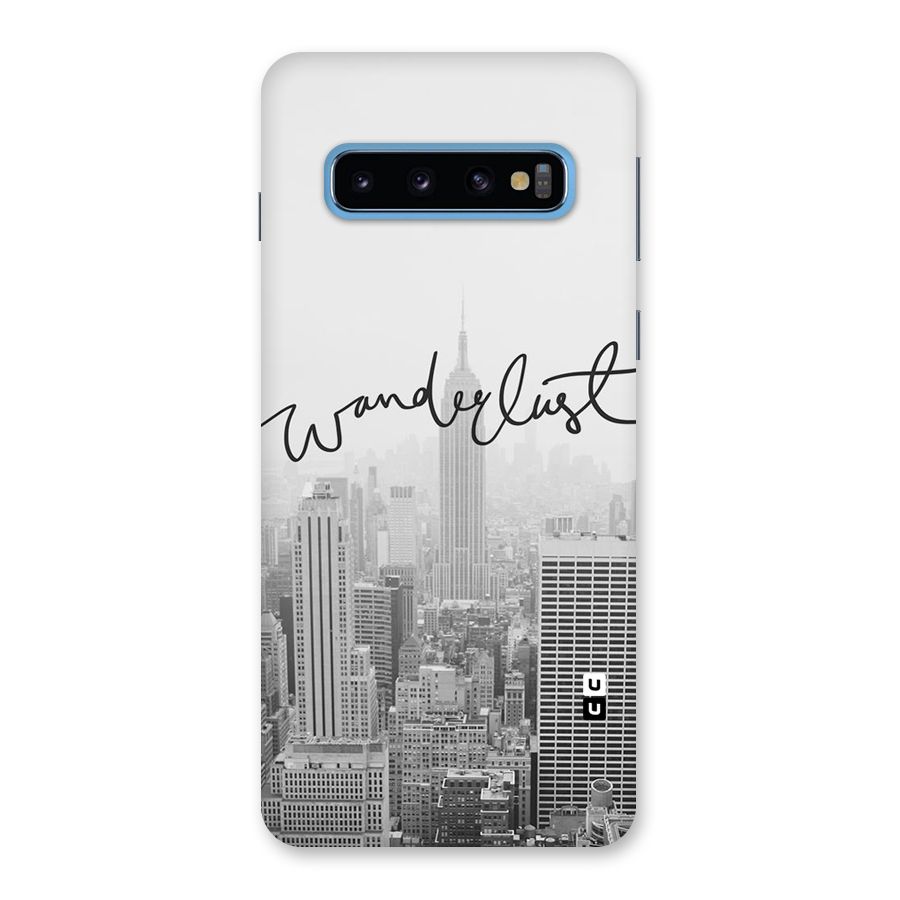 City Wanderlust Monochrome Back Case for Galaxy S10
