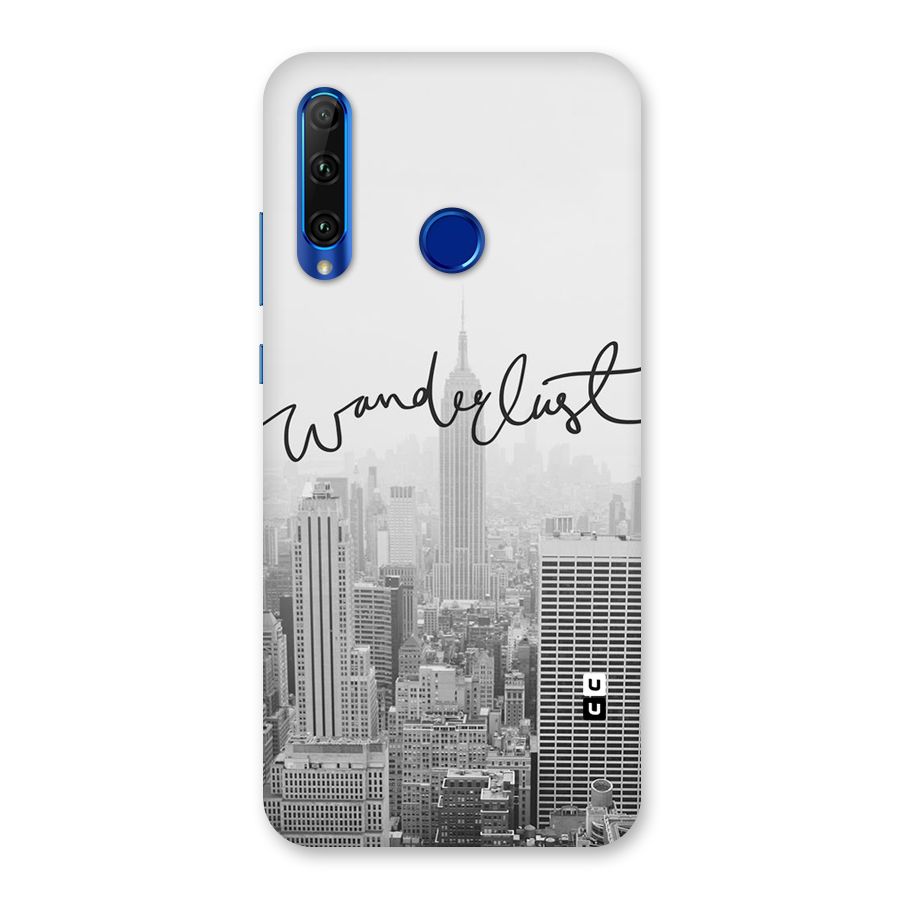 City Wanderlust Monochrome Back Case for Honor 20i