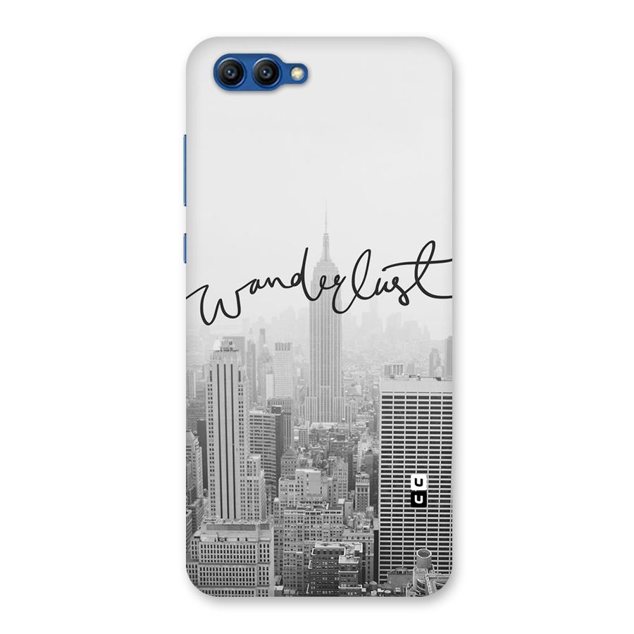 City Wanderlust Monochrome Back Case for Honor View 10