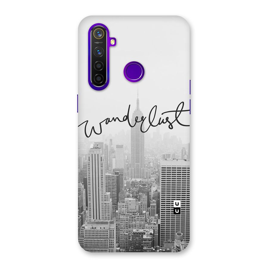 City Wanderlust Monochrome Back Case for Realme 5 Pro