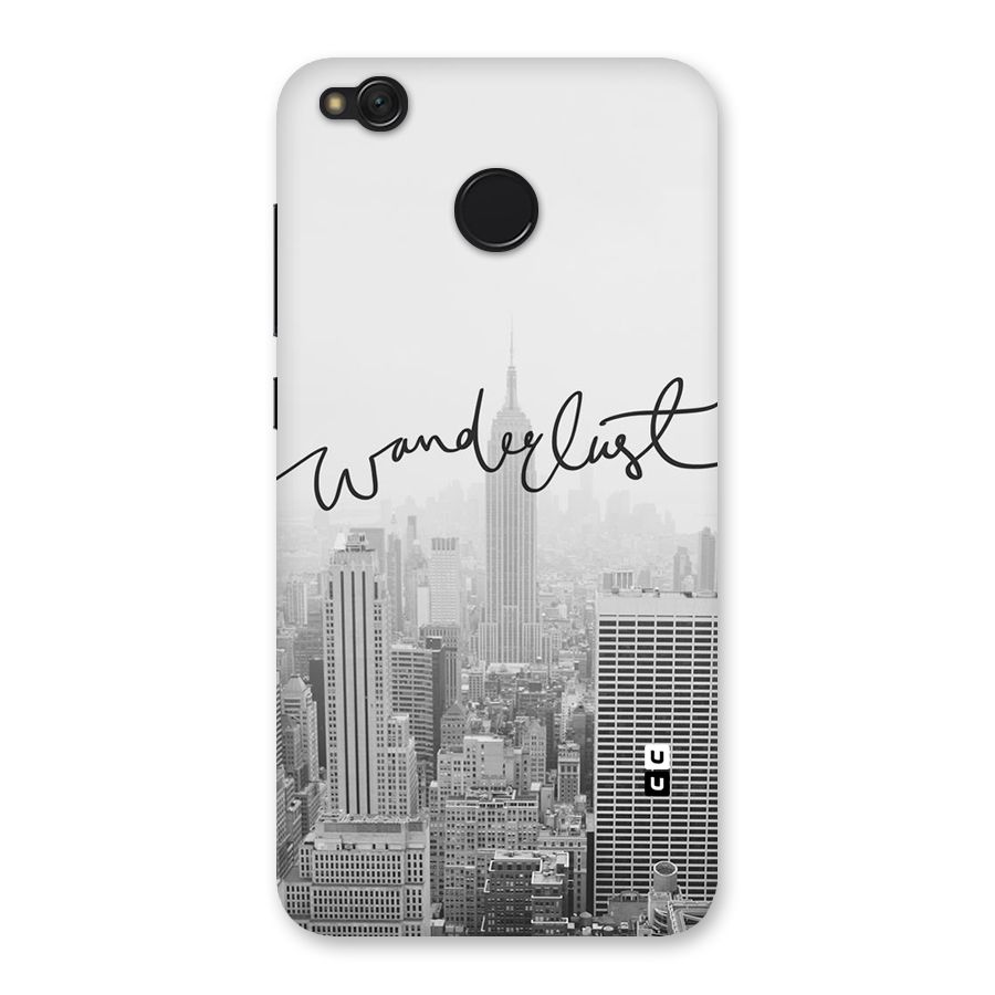 City Wanderlust Monochrome Back Case for Redmi 4