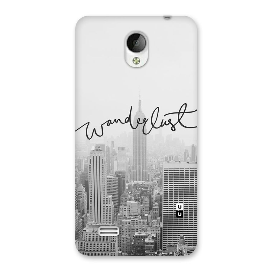 City Wanderlust Monochrome Back Case for Vivo Y21