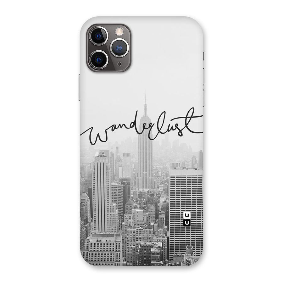City Wanderlust Monochrome Back Case for iPhone 11 Pro Max