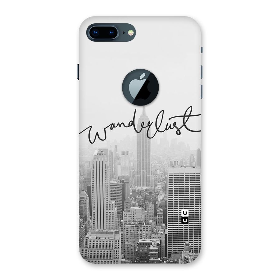 City Wanderlust Monochrome Back Case for iPhone 7 Plus Logo Cut