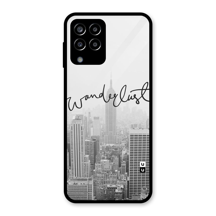 City Wanderlust Monochrome Glass Back Case for Galaxy M33