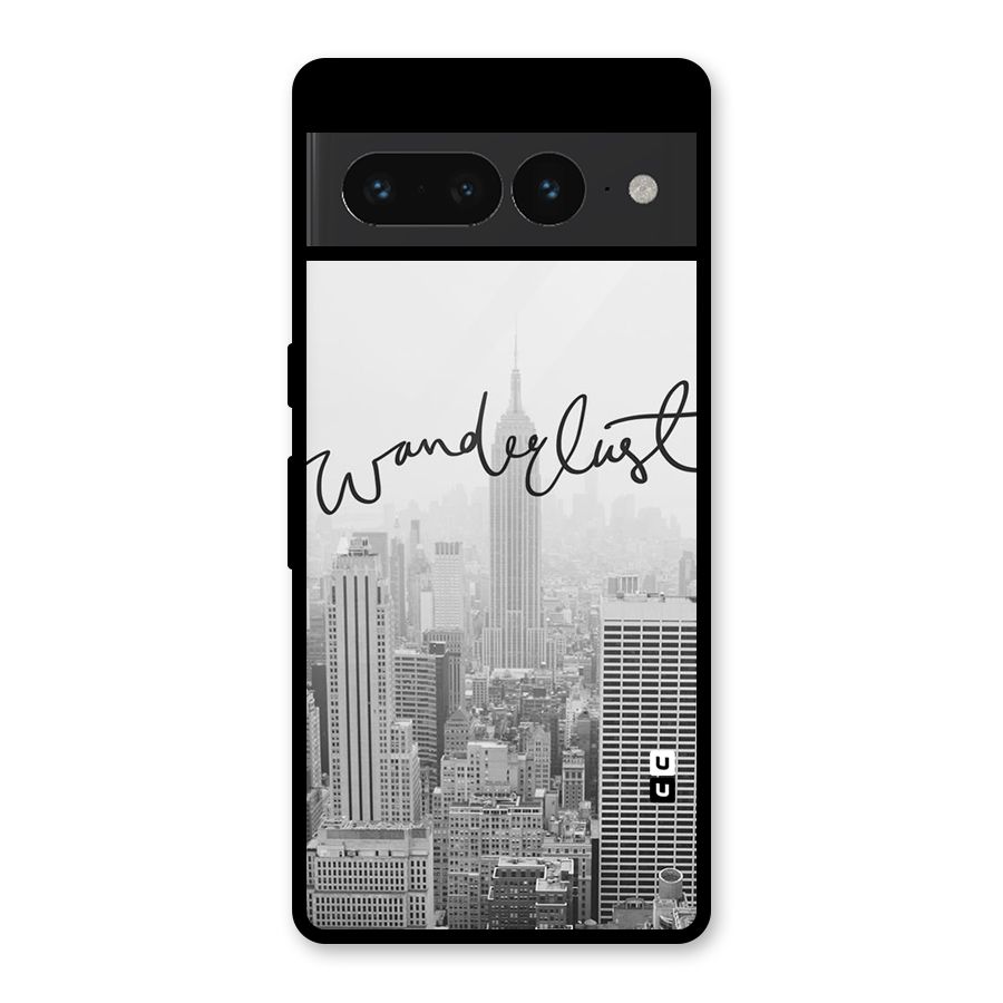 City Wanderlust Monochrome Glass Back Case for Google Pixel 7 Pro