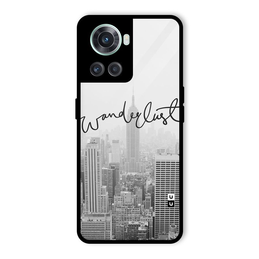 City Wanderlust Monochrome Glass Back Case for OnePlus 10R
