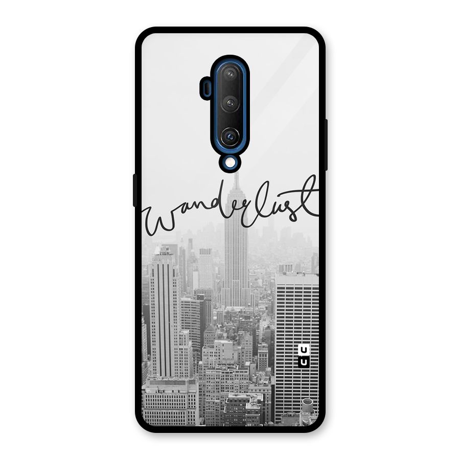 City Wanderlust Monochrome Glass Back Case for OnePlus 7T Pro