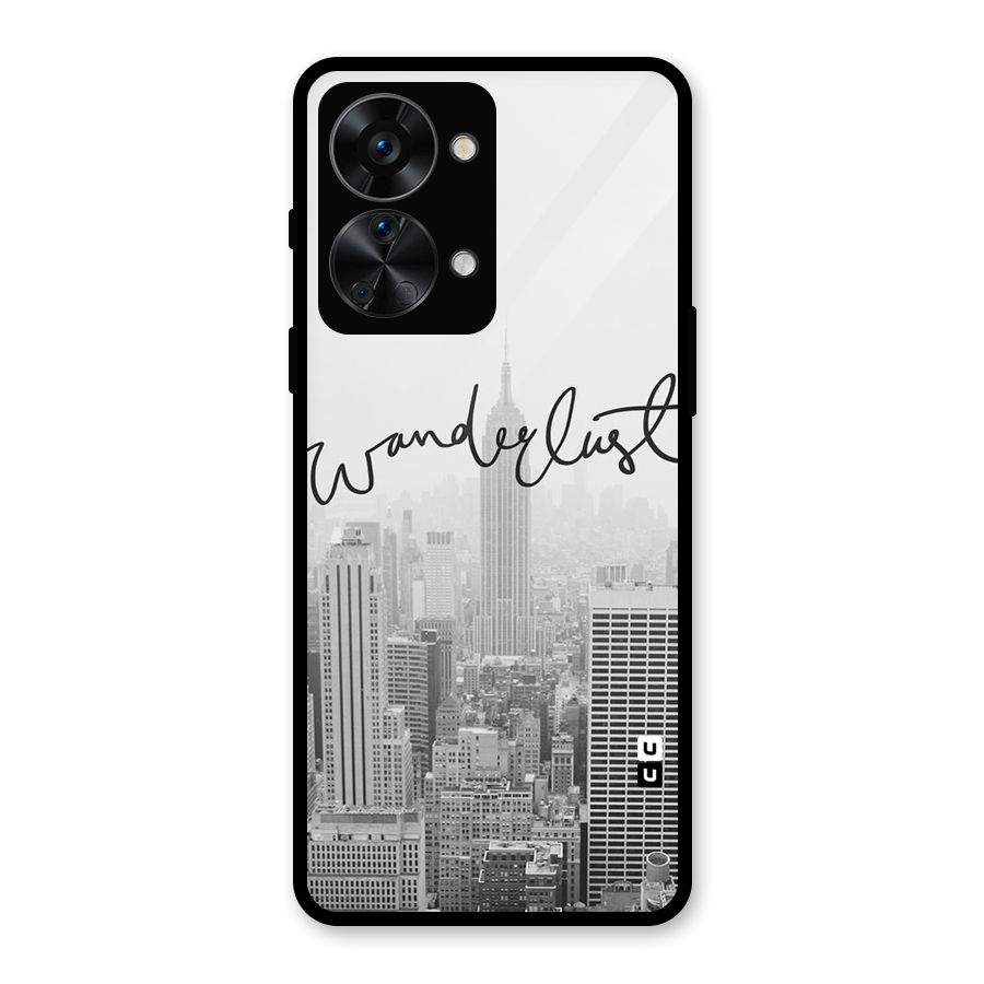 City Wanderlust Monochrome Glass Back Case for OnePlus Nord 2T