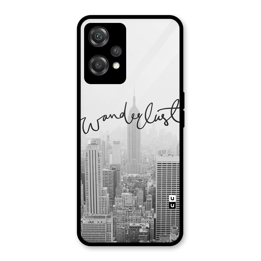 City Wanderlust Monochrome Glass Back Case for OnePlus Nord CE 2 Lite 5G