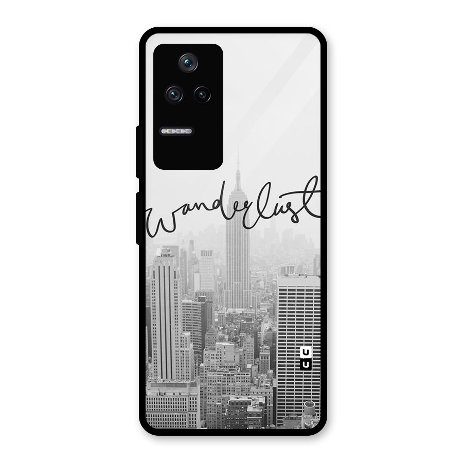 City Wanderlust Monochrome Glass Back Case for Poco F4 5G