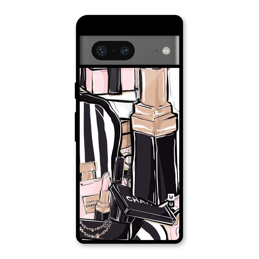 Class Girl Design Glass Back Case for Google Pixel 7