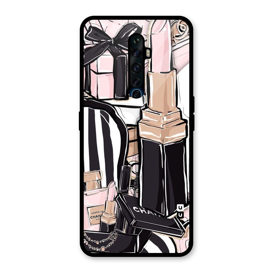 Class Girl Design Glass Back Case for Oppo Reno2 Z
