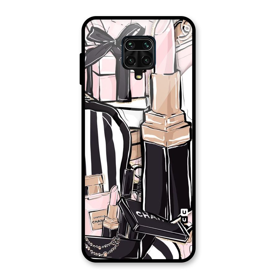 Class Girl Design Glass Back Case for Redmi Note 9 Pro Max