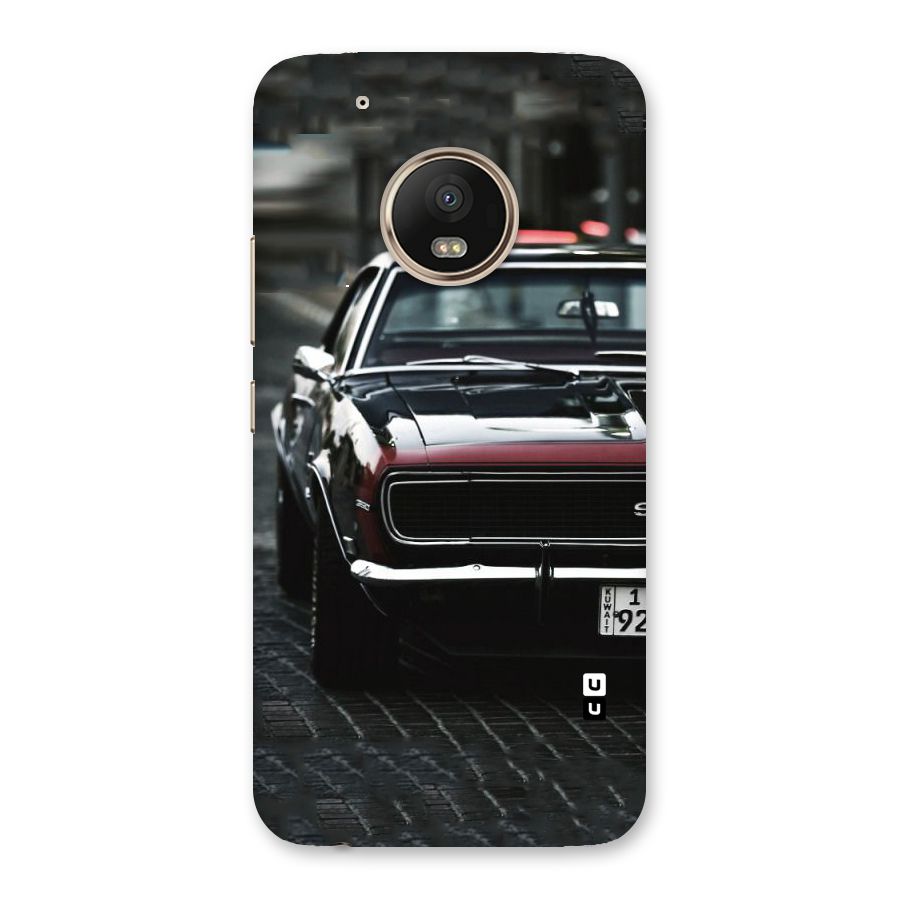 Class Vintage Car Back Case for Moto G5 Plus