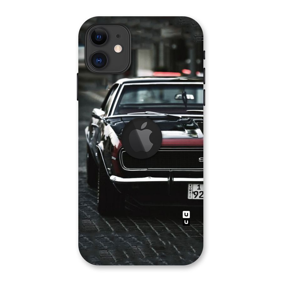Class Vintage Car Back Case for iPhone 11 Logo Cut