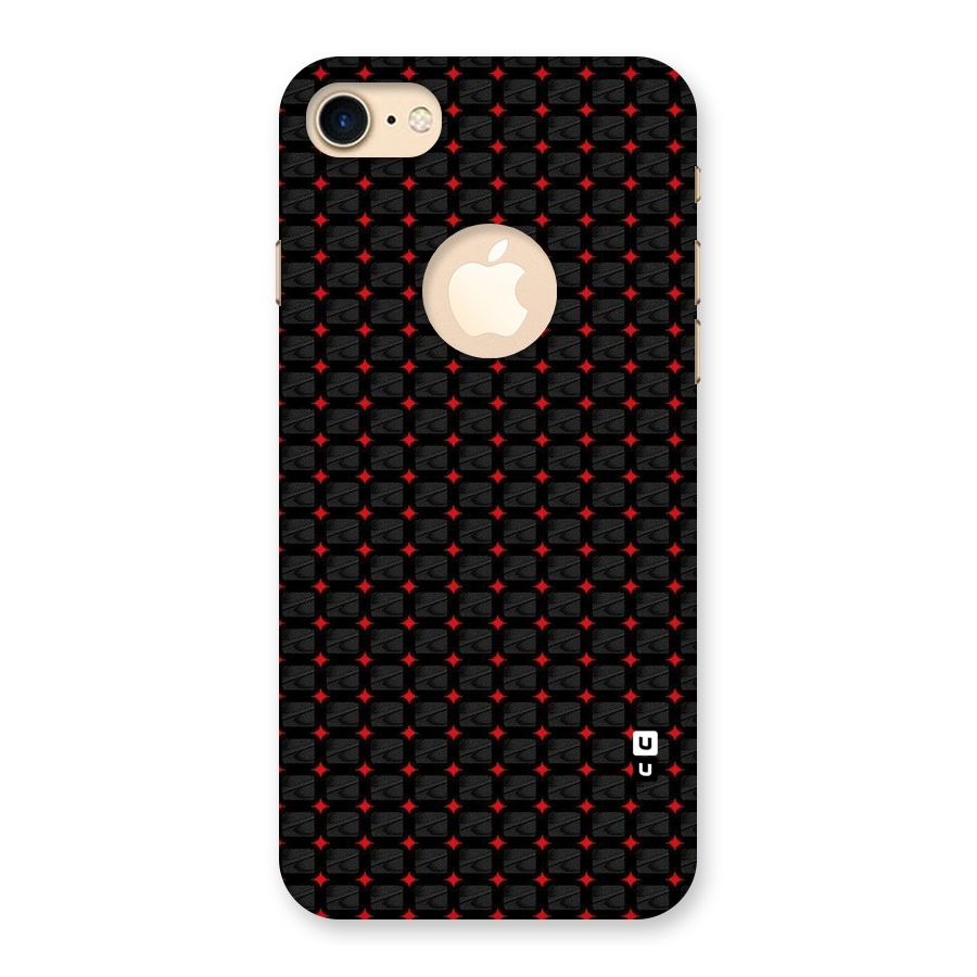 Class With Polka Back Case for iPhone 7 Logo Cut
