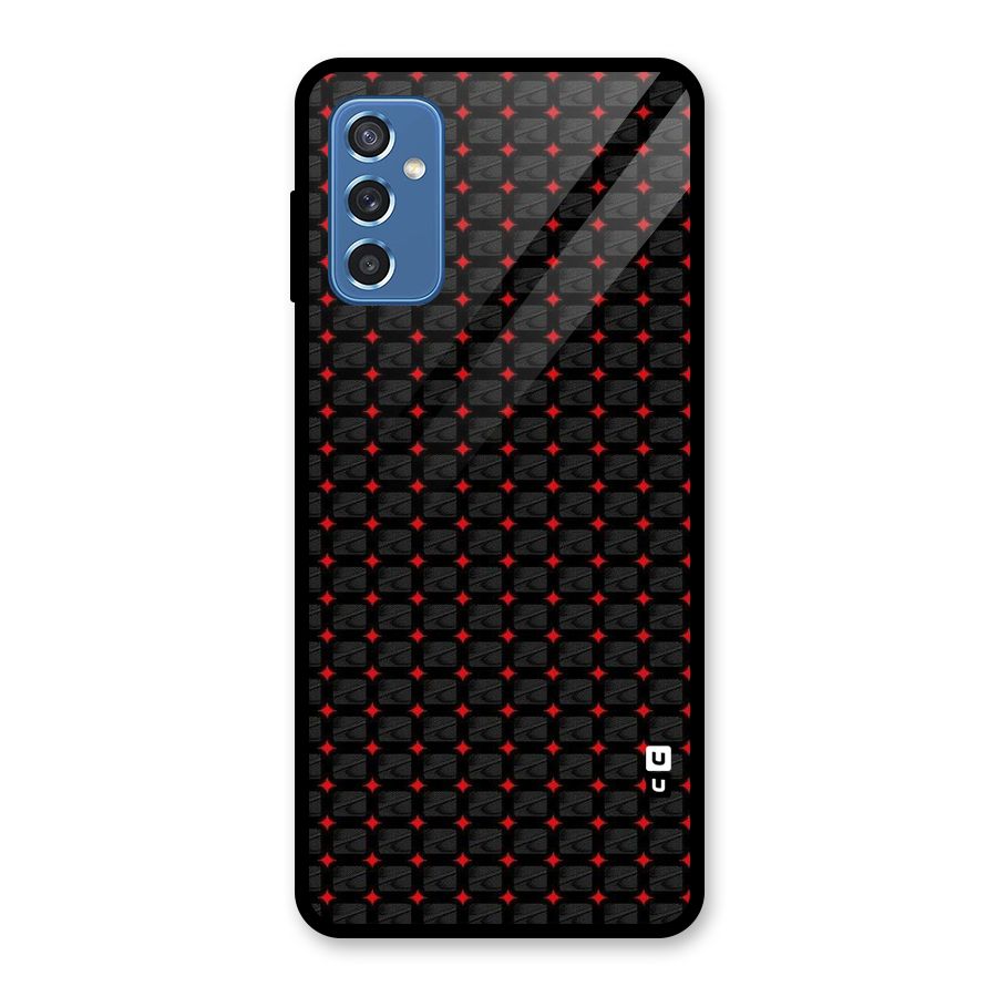 Class With Polka Glass Back Case for Galaxy M52 5G