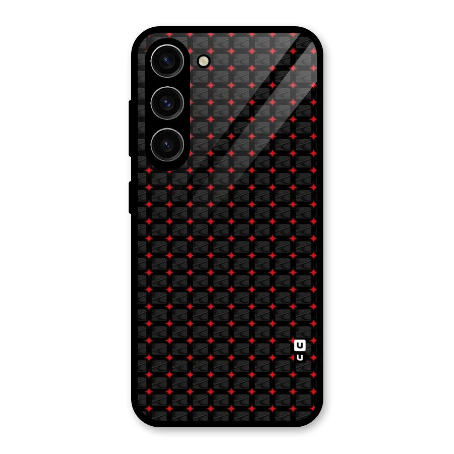 Class With Polka Glass Back Case for Galaxy S23