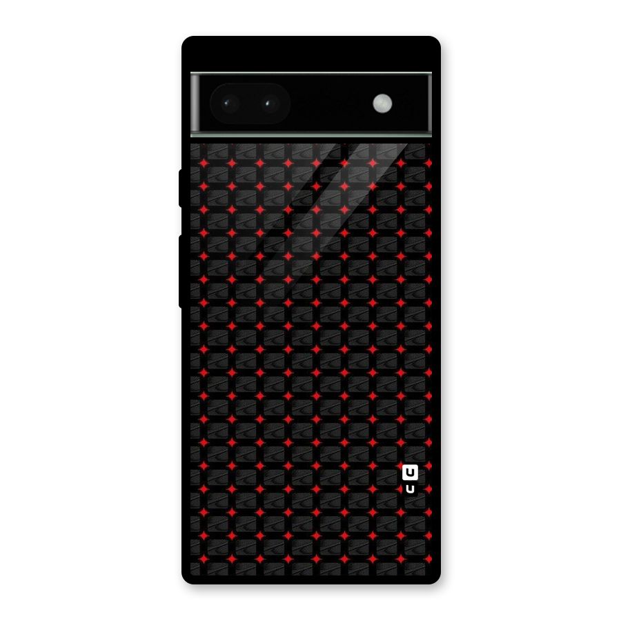 Class With Polka Glass Back Case for Google Pixel 6a