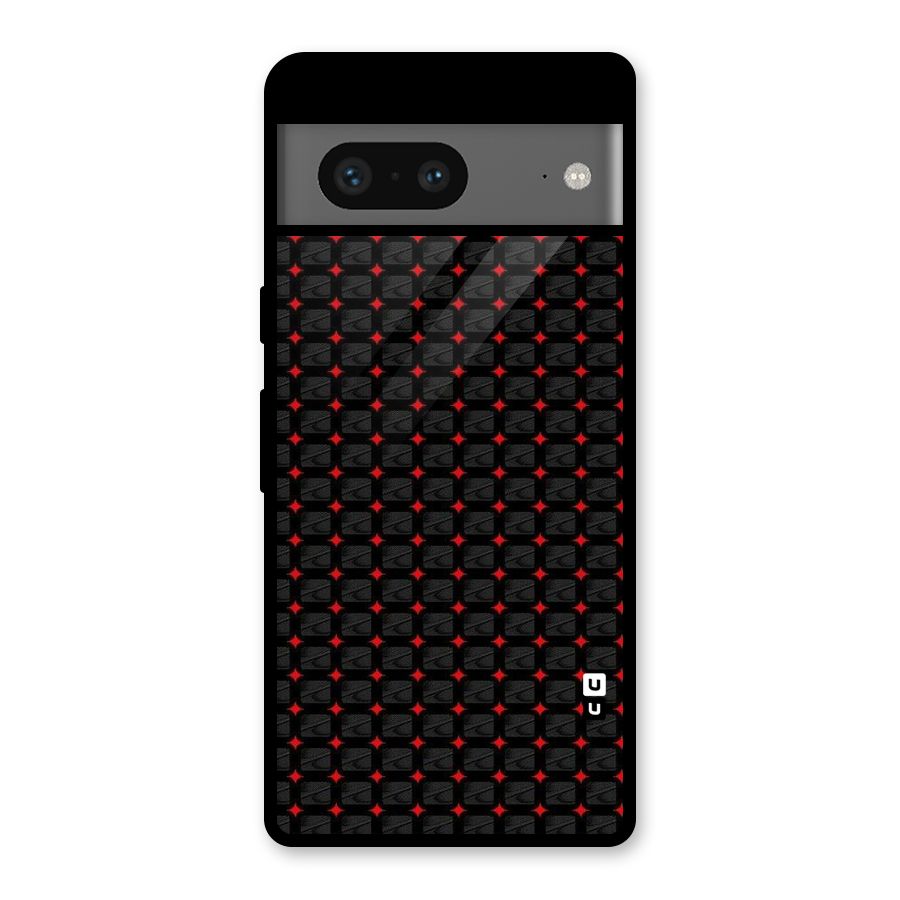 Class With Polka Glass Back Case for Google Pixel 7