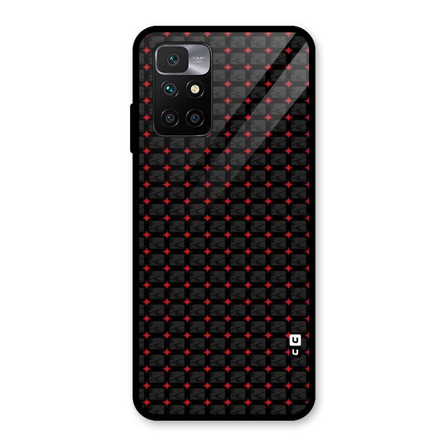 Class With Polka Glass Back Case for Redmi 10 Prime