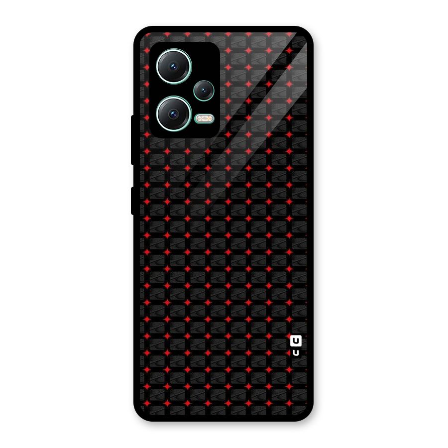 Class With Polka Glass Back Case for Redmi Note 12 5G
