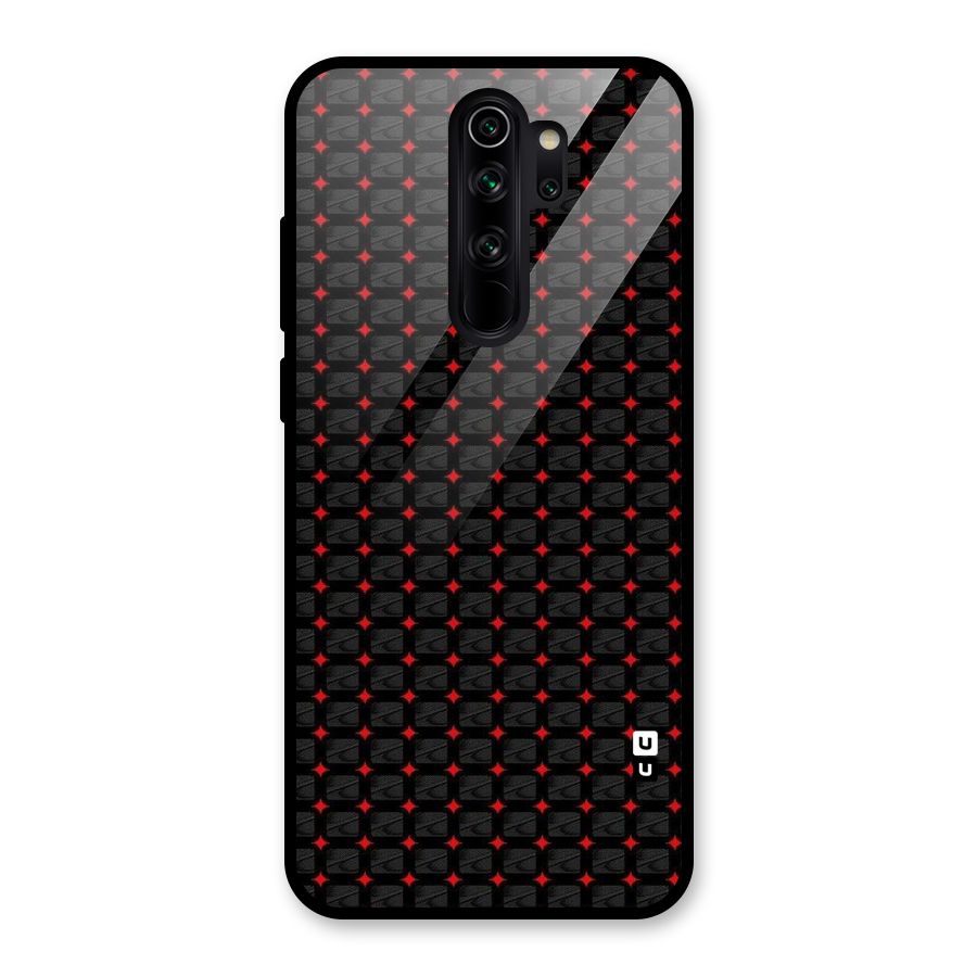 Class With Polka Glass Back Case for Redmi Note 8 Pro