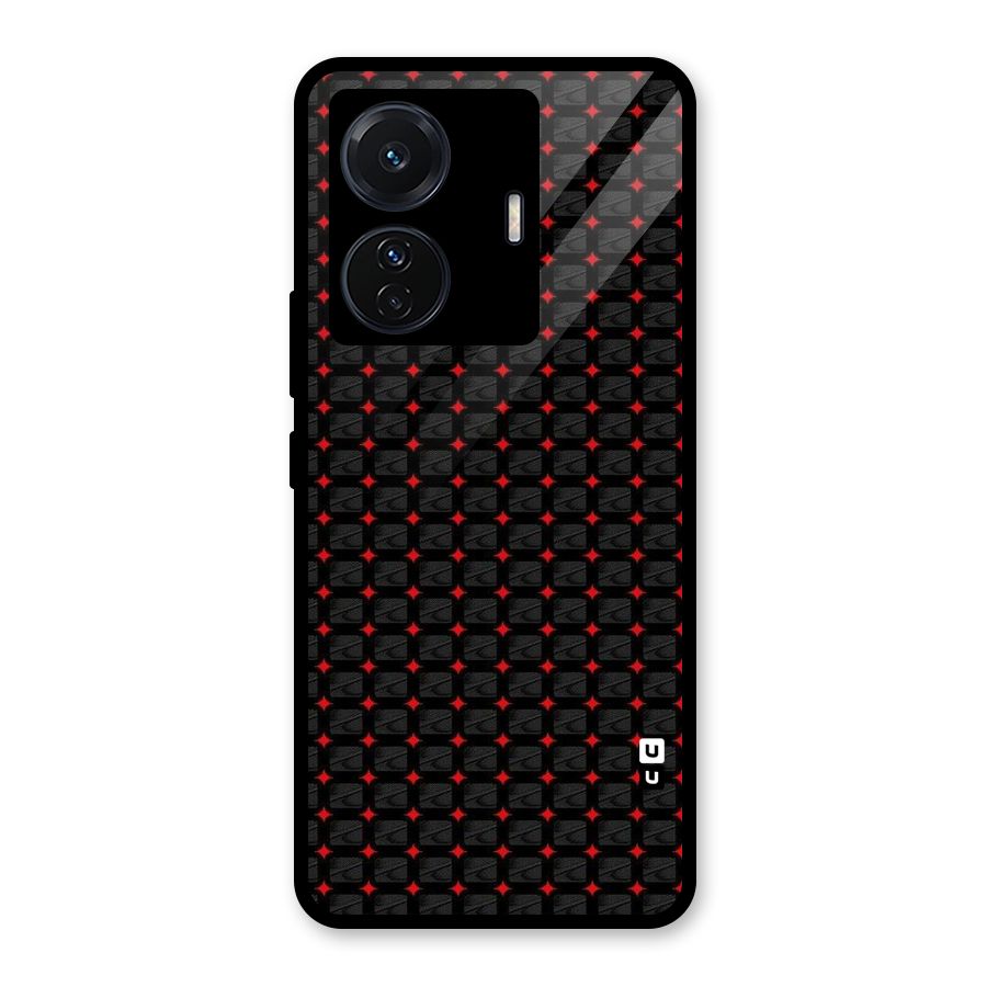 Class With Polka Glass Back Case for Vivo T1 Pro