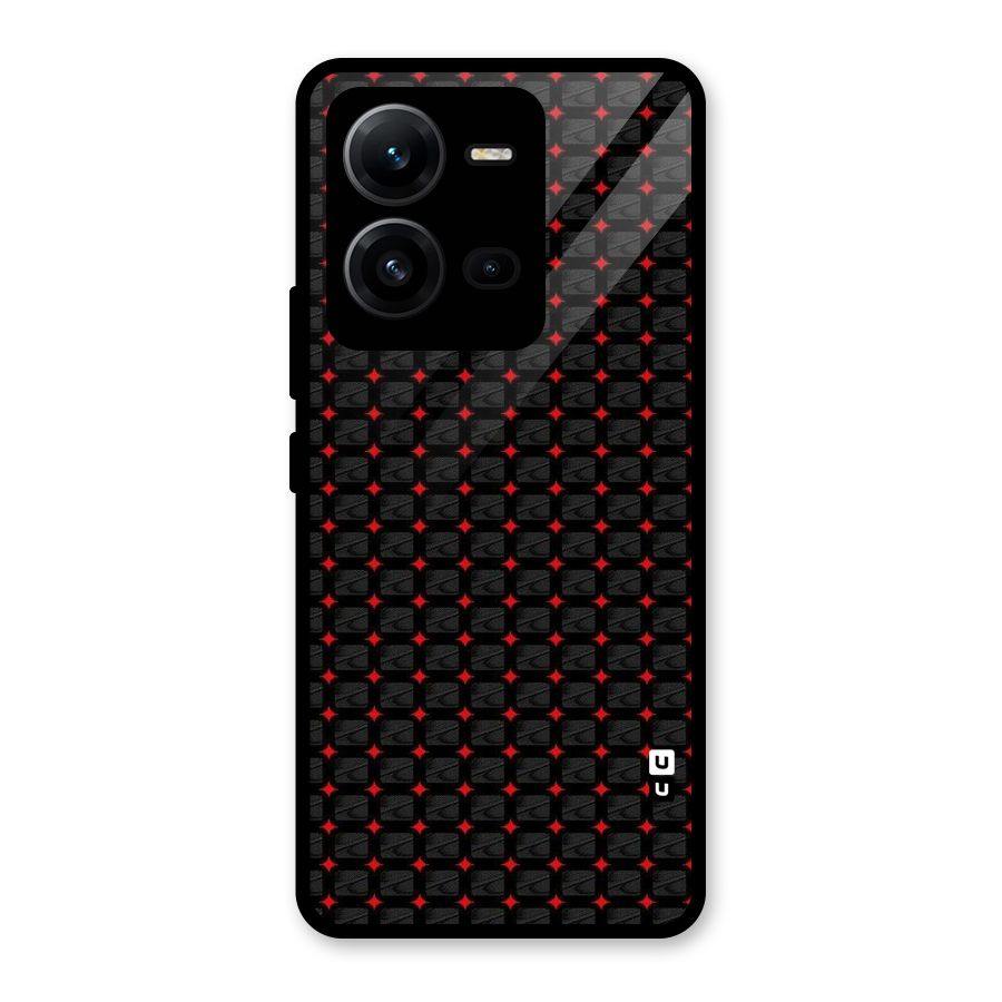 Class With Polka Glass Back Case for Vivo V25