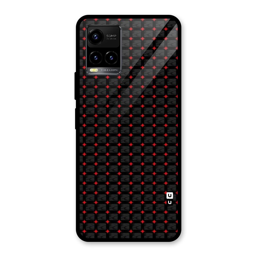 Class With Polka Glass Back Case for Vivo Y21T