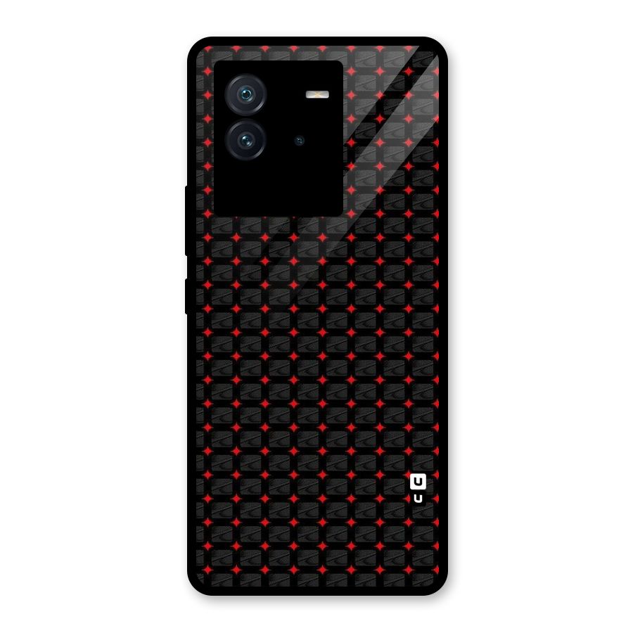 Class With Polka Glass Back Case for Vivo iQOO Neo 6 5G