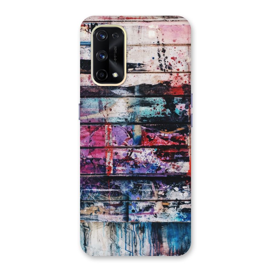 Classic Art Splash Glass Back Case for Realme X7 Pro