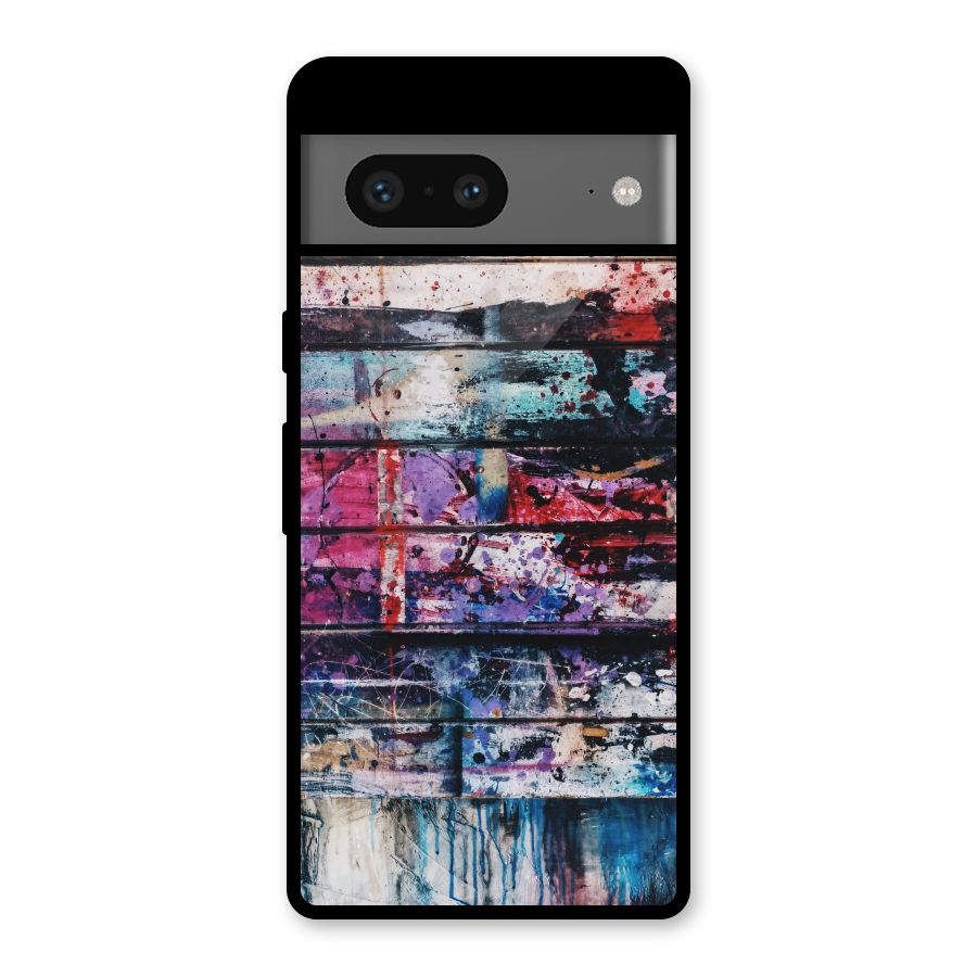 Classic Art Splash Glass Back Case for Google Pixel 7