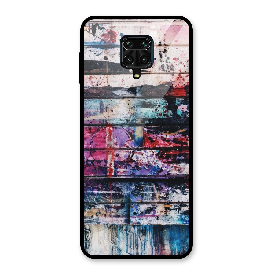Classic Art Splash Glass Back Case for Poco M2 Pro