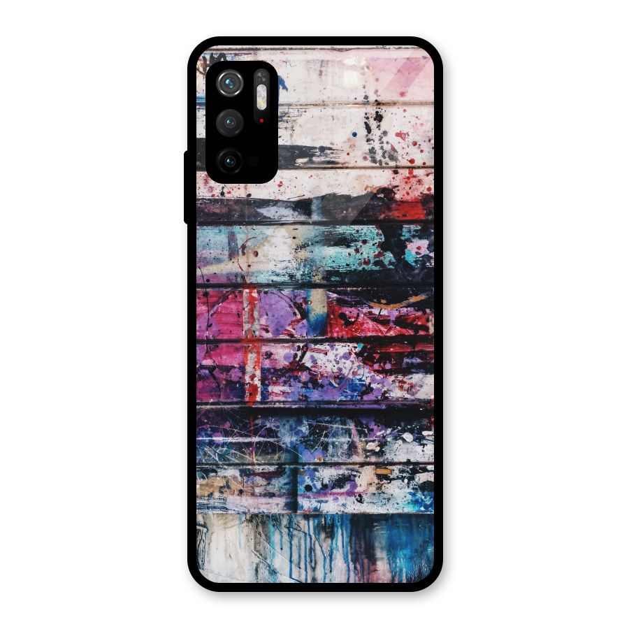 Classic Art Splash Glass Back Case for Poco M3 Pro 5G