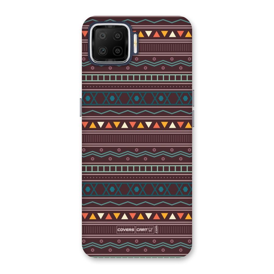 Classic Aztec Pattern Back Case for Oppo F17
