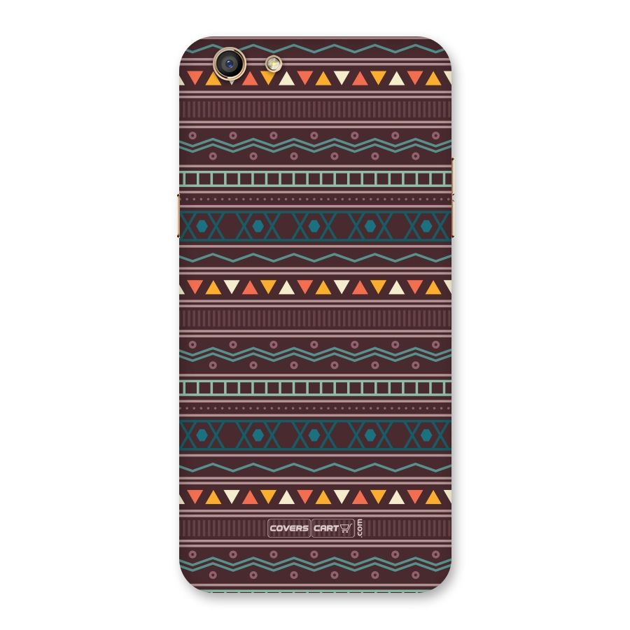 Classic Aztec Pattern Back Case for Oppo F3